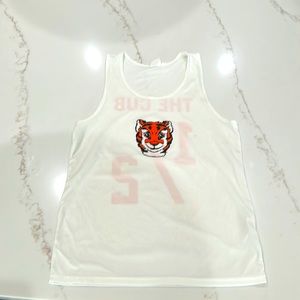 Clemson University Cubby tank.  Super cute and light weight.  It’s an Adult M.